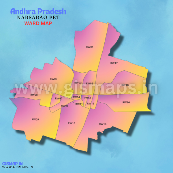 NARSARAO PET (Andhra Pradesh) Ward map